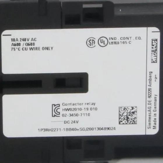 Siemens 3RH2271 1BB40 Contactor Relay