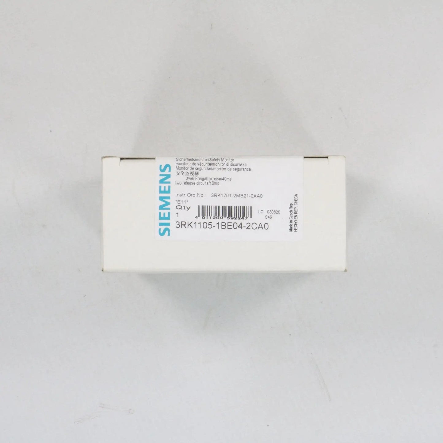 Siemens 3RK1105-1BE04-2CA0 Safety Relay