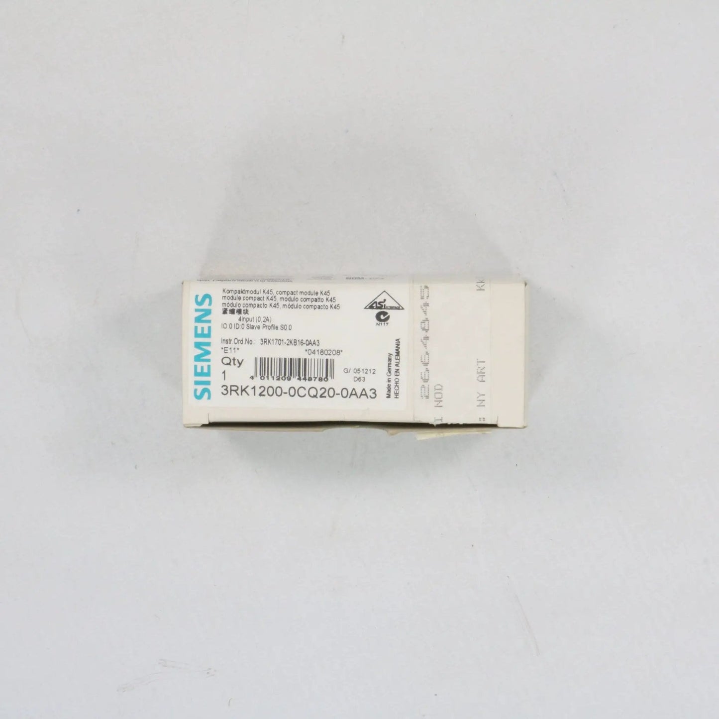 Siemens 3RK1200-0CQ20-0AA3 Compact Module