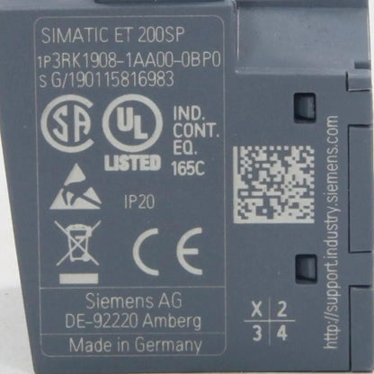 Siemens 3RK1908 1AA00 0BP0 Connection Terminal