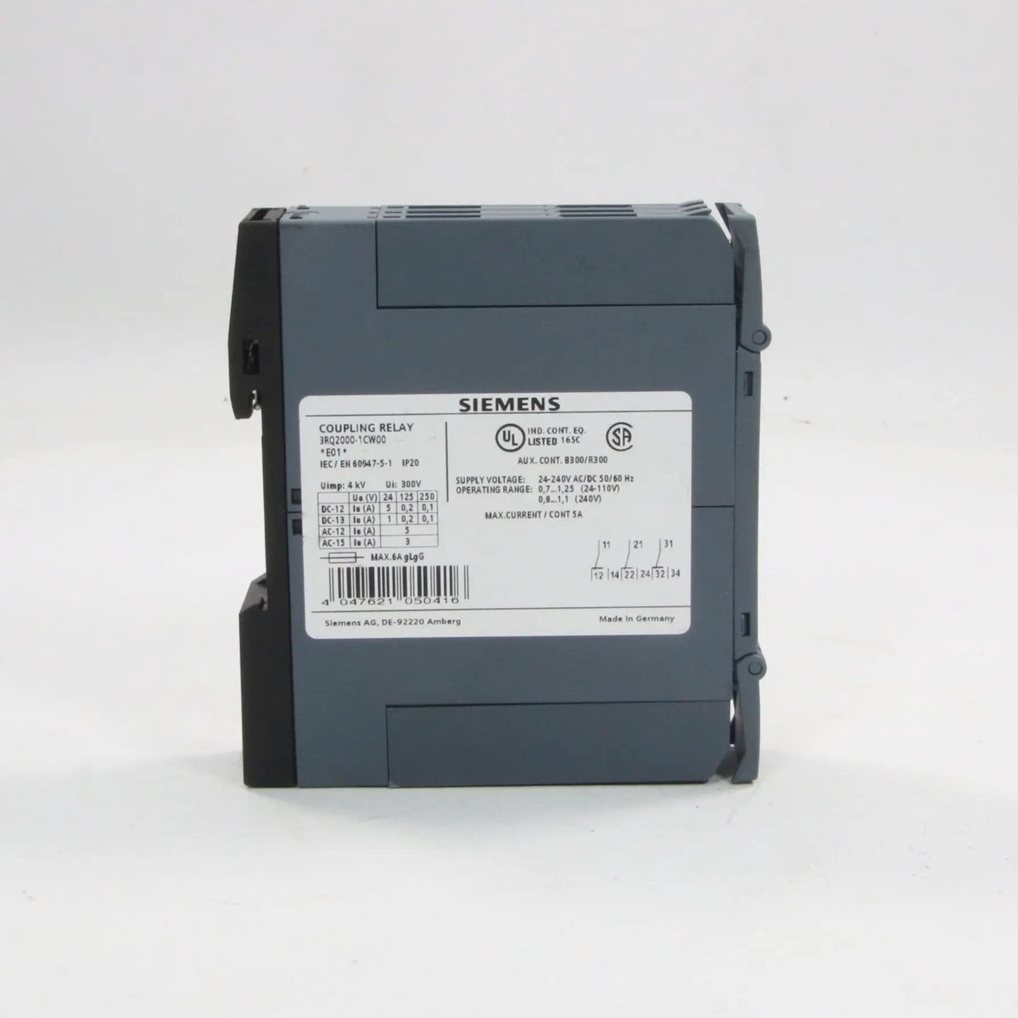 Siemens 3RQ2000 1CW00 Coupling Relay