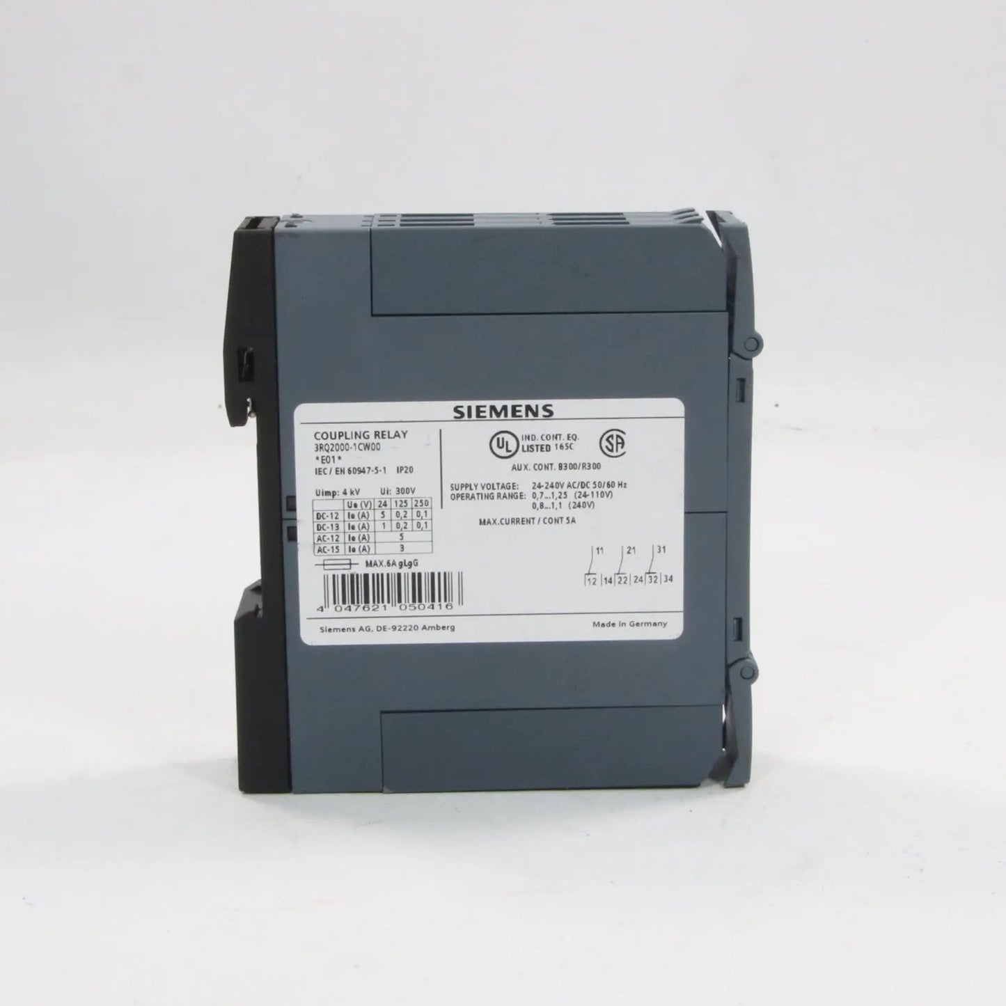 Siemens 3RQ2000 1CW00 Coupling Relay
