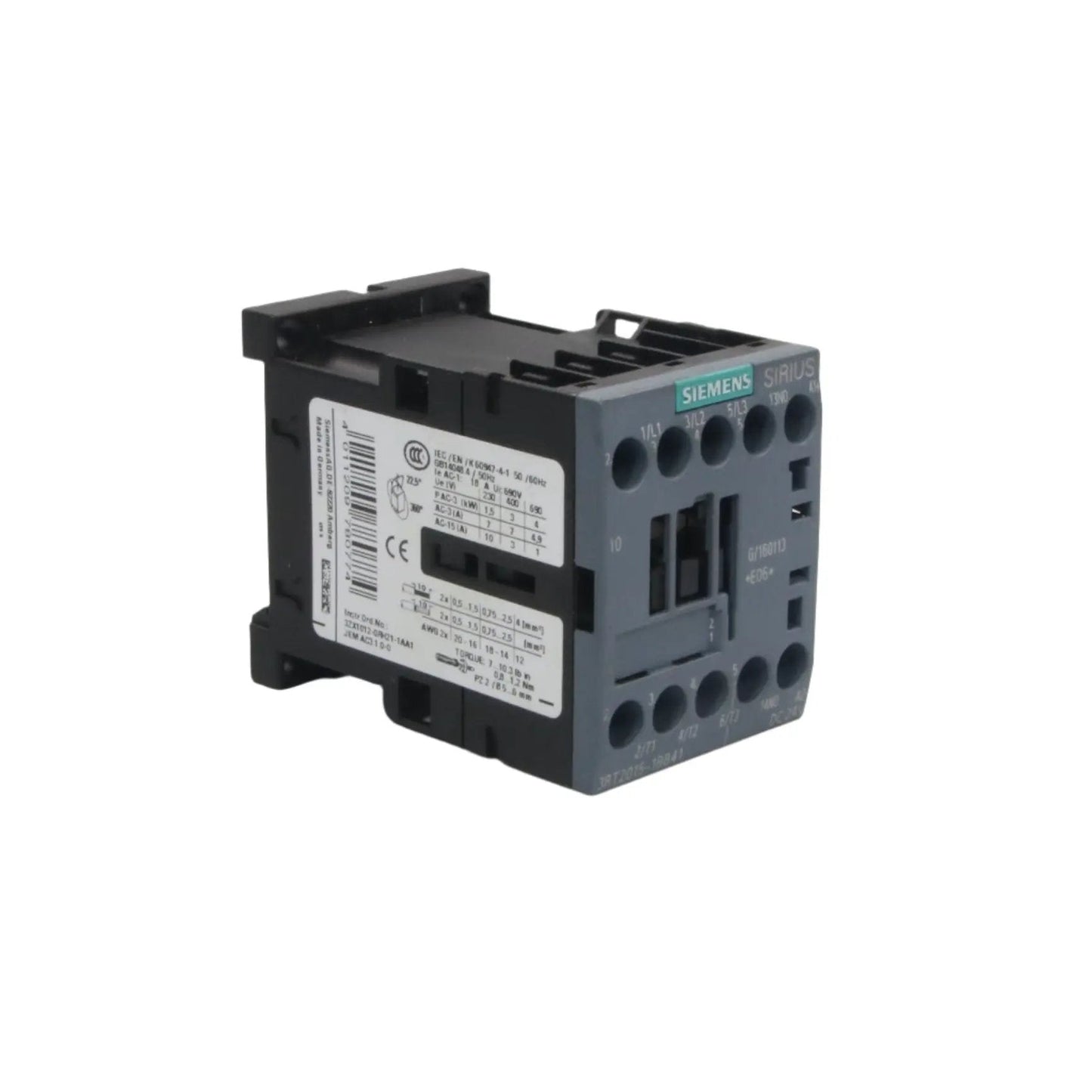Siemens 3RT2015 1BB41 Power Contactor