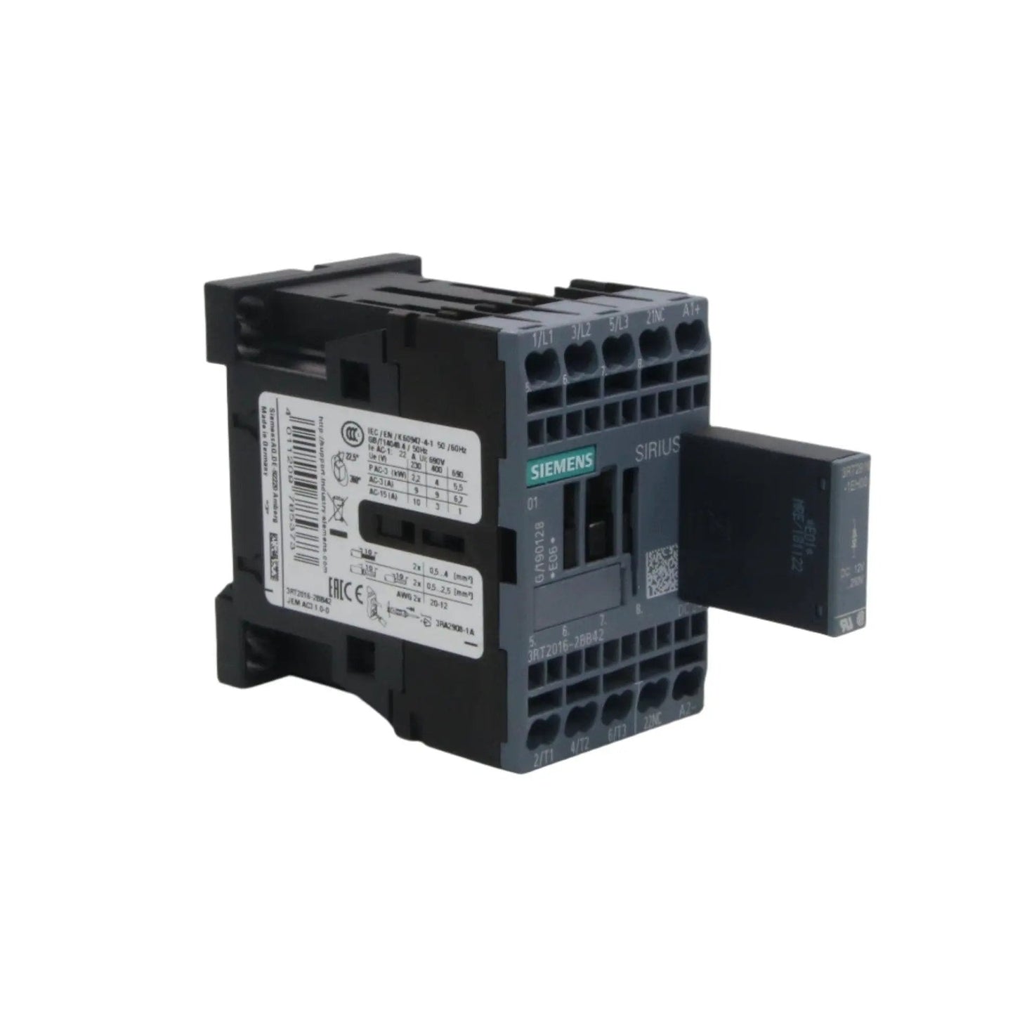 Siemens 3RT2016 2BB42 Power Contactor