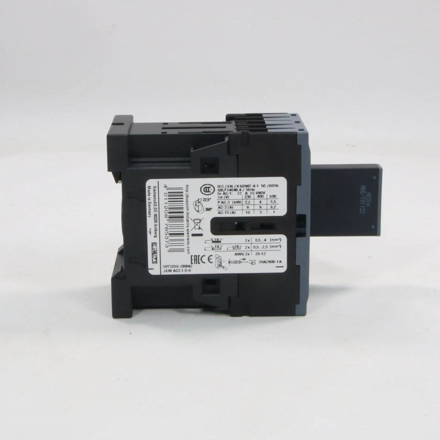 Siemens 3RT2016 2BB42 Power Contactor