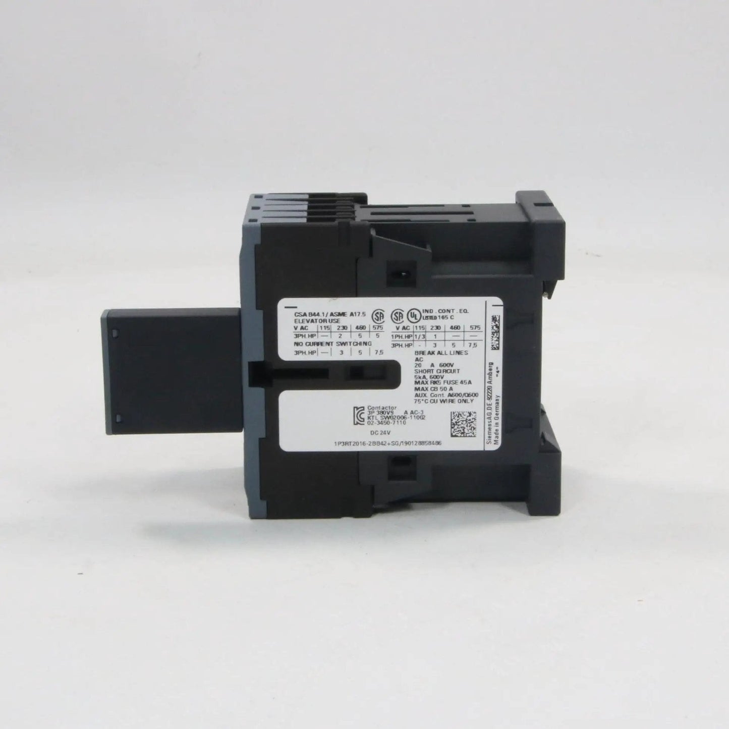 Siemens 3RT2016 2BB42 Power Contactor
