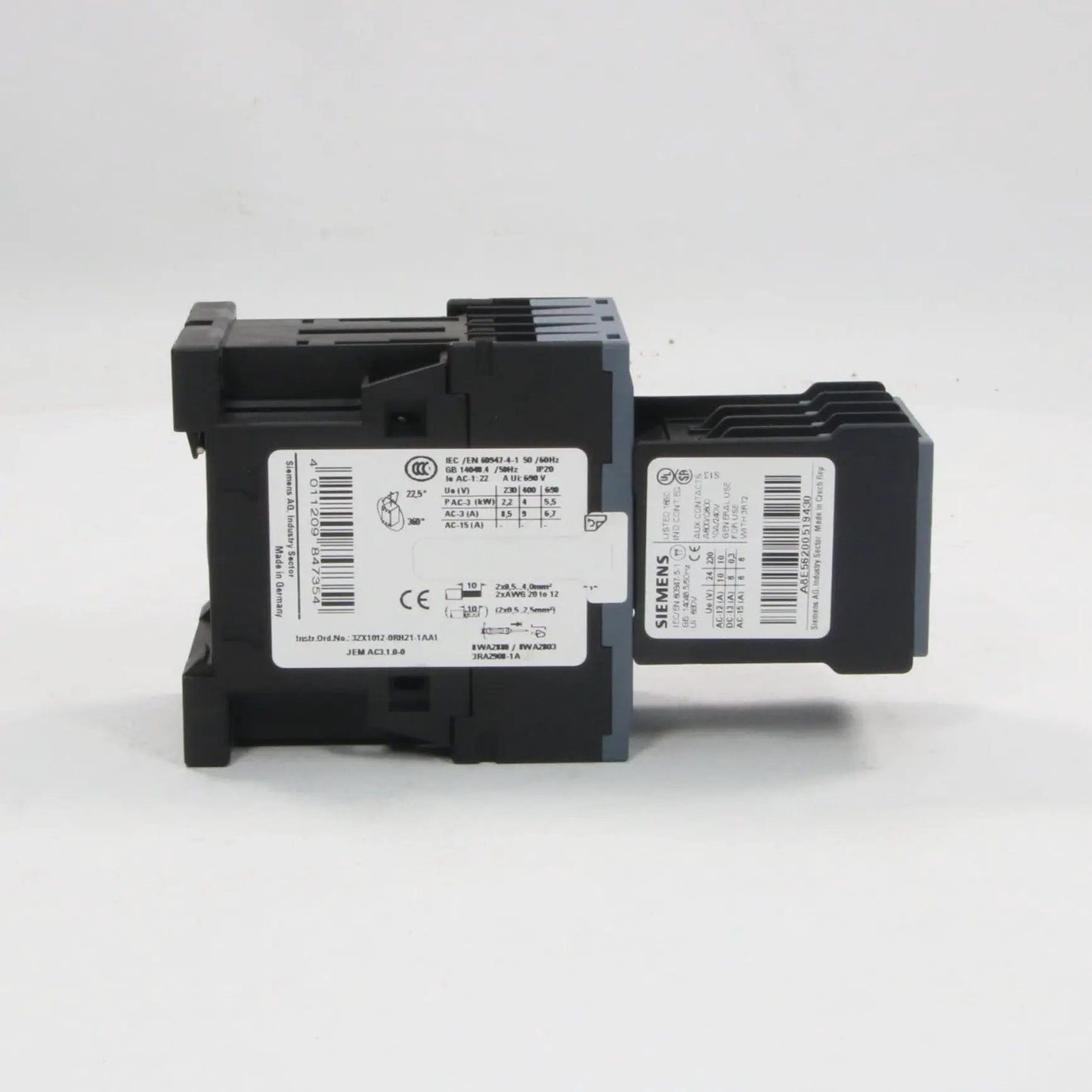 Siemens 3RT2016 2BB44 3MA0 Power Contactor