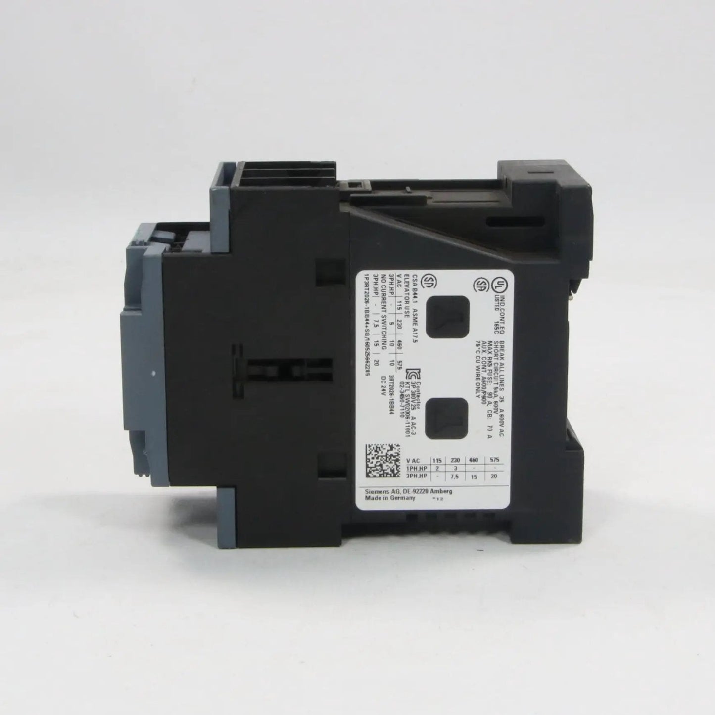 Siemens 3RT2026 1BB44 Power Contactor