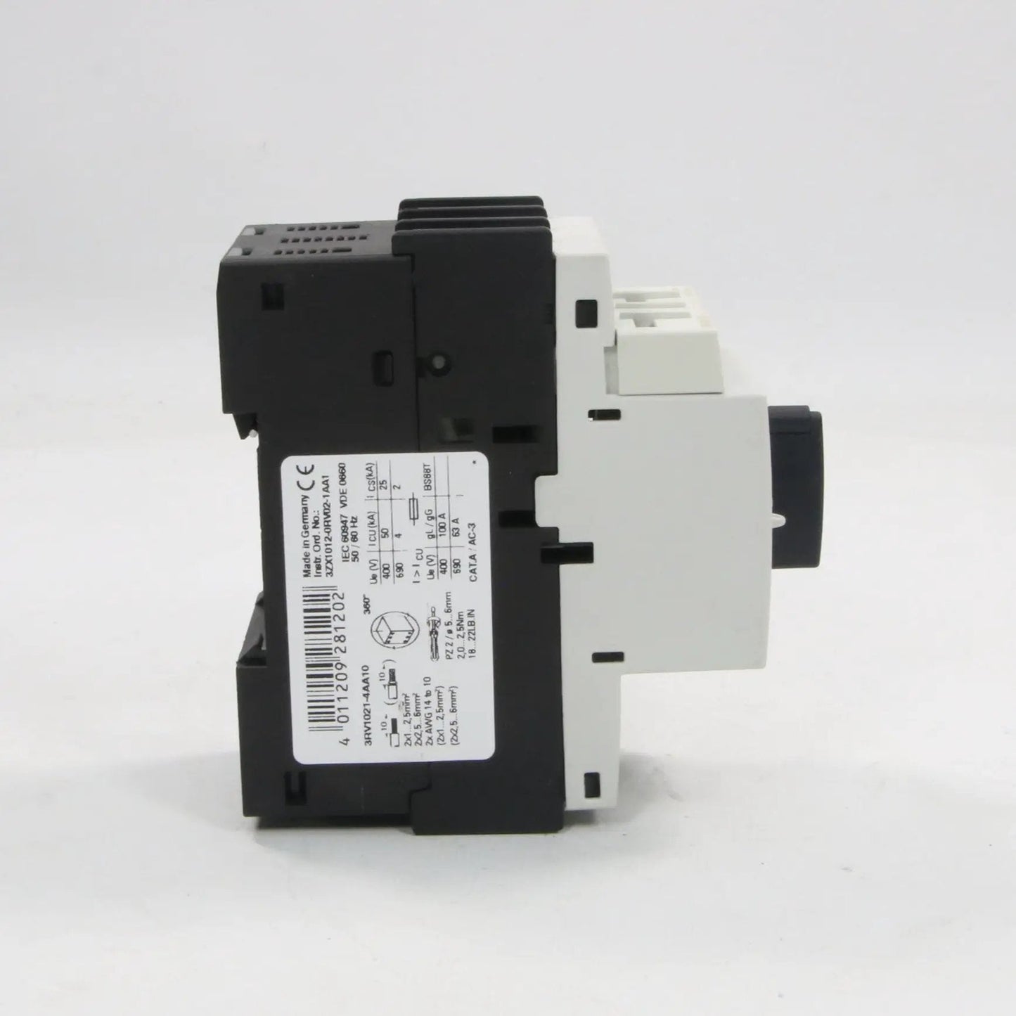 Siemens 3RV1021 4AA10 Circuit Breaker