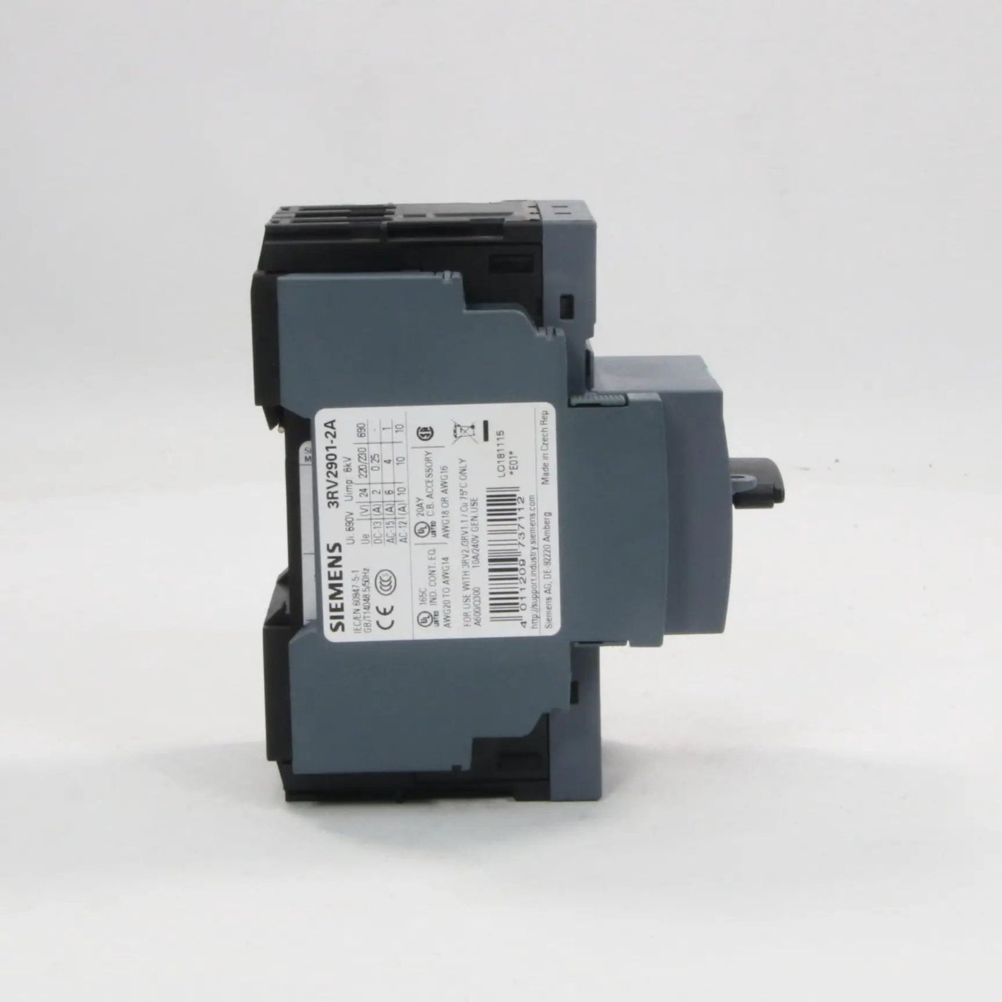 Siemens 3RV2011 0CA20 Circuit Breaker