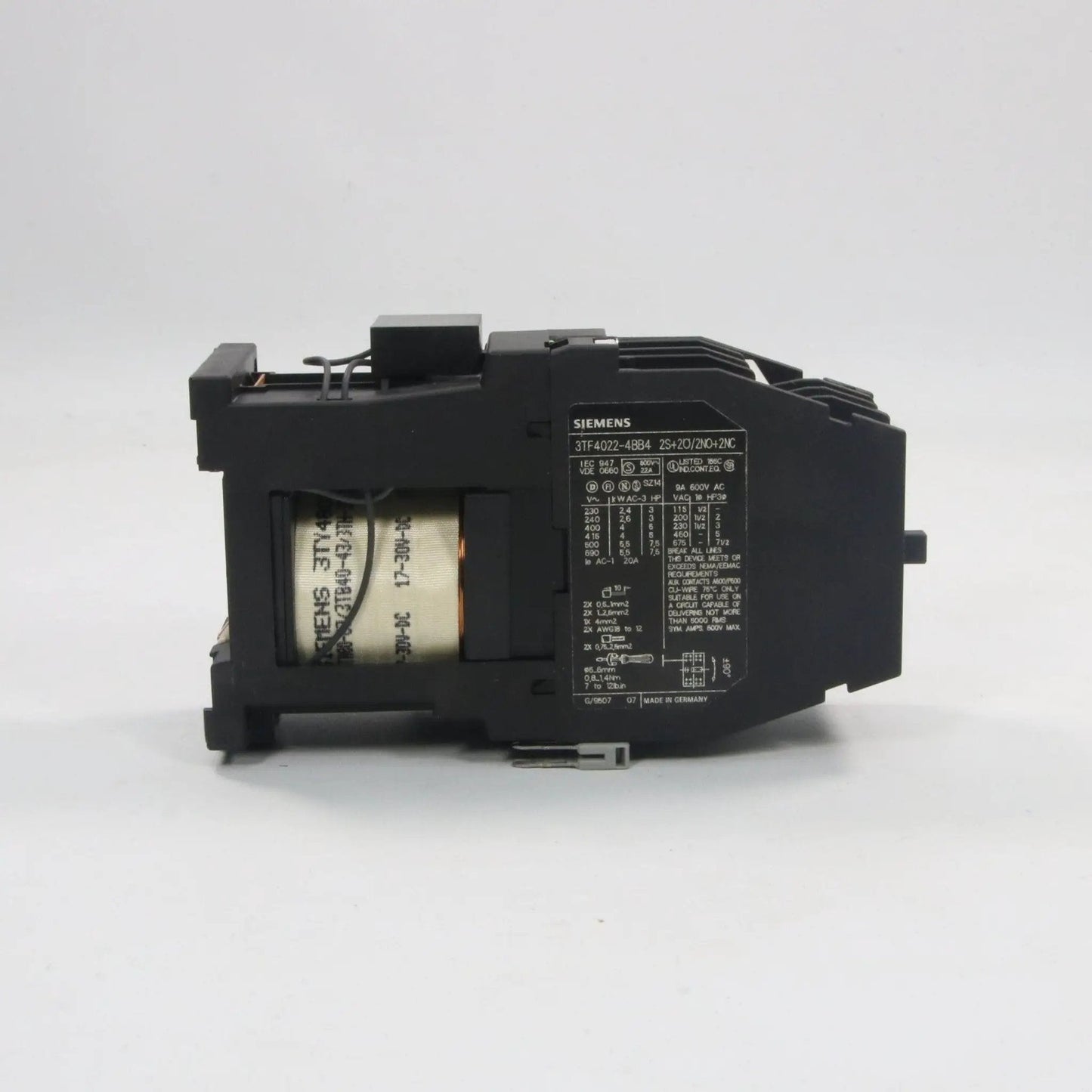 Siemens 3TF40 22 4BB4 Contactor