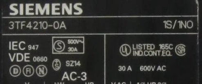 Siemens 3TF4210-0AP0 Contactor