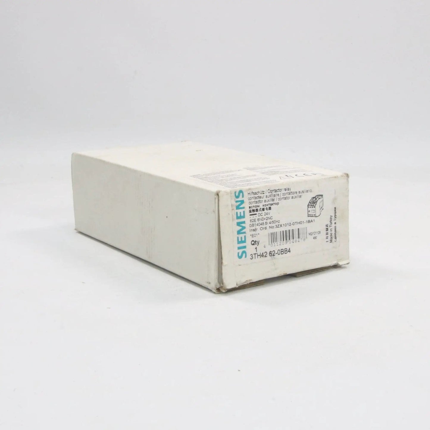 Siemens 3TH42 62 0BB4 Contactor Relay