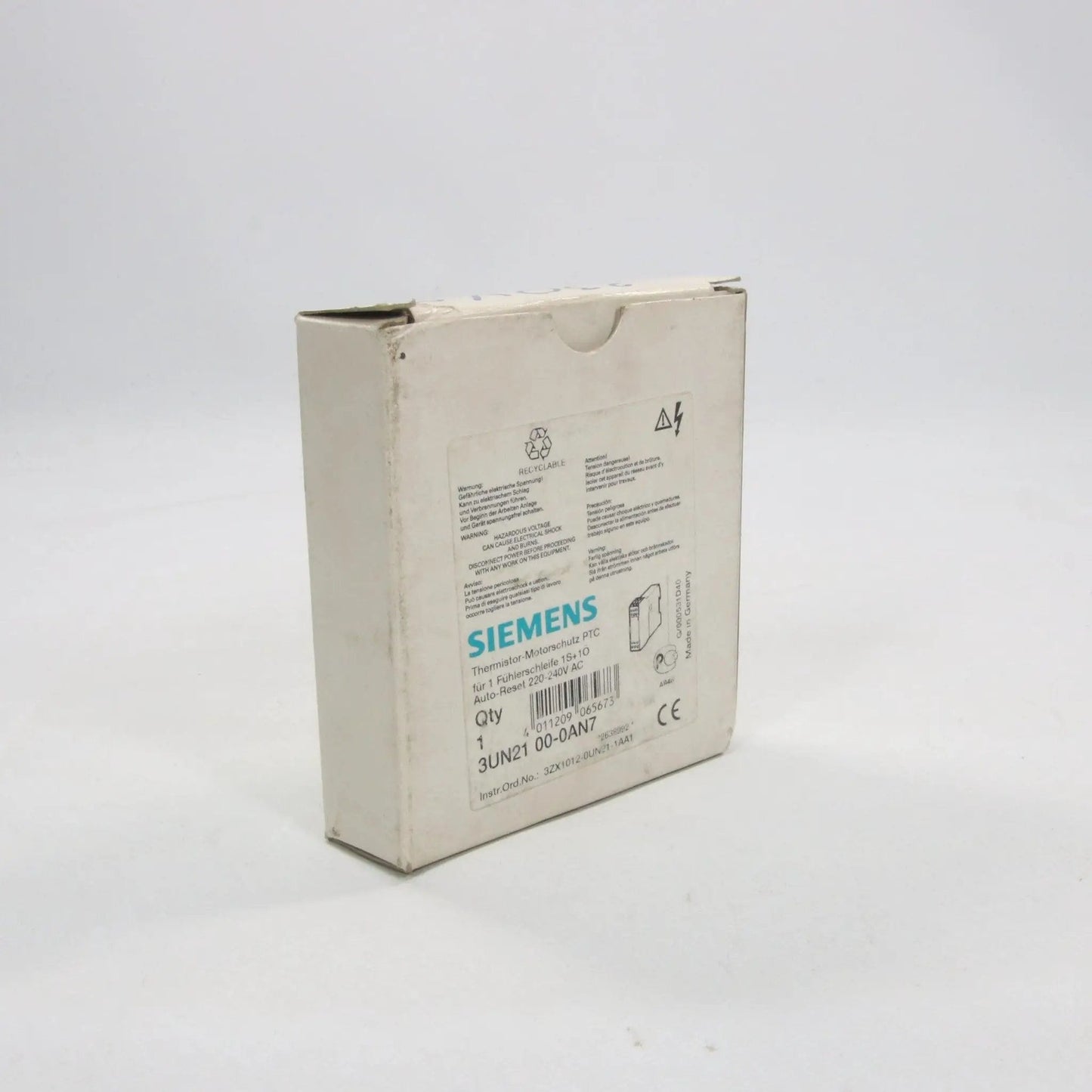 Siemens 3UN21 00 0AN7 Thermistor Tripping Unit