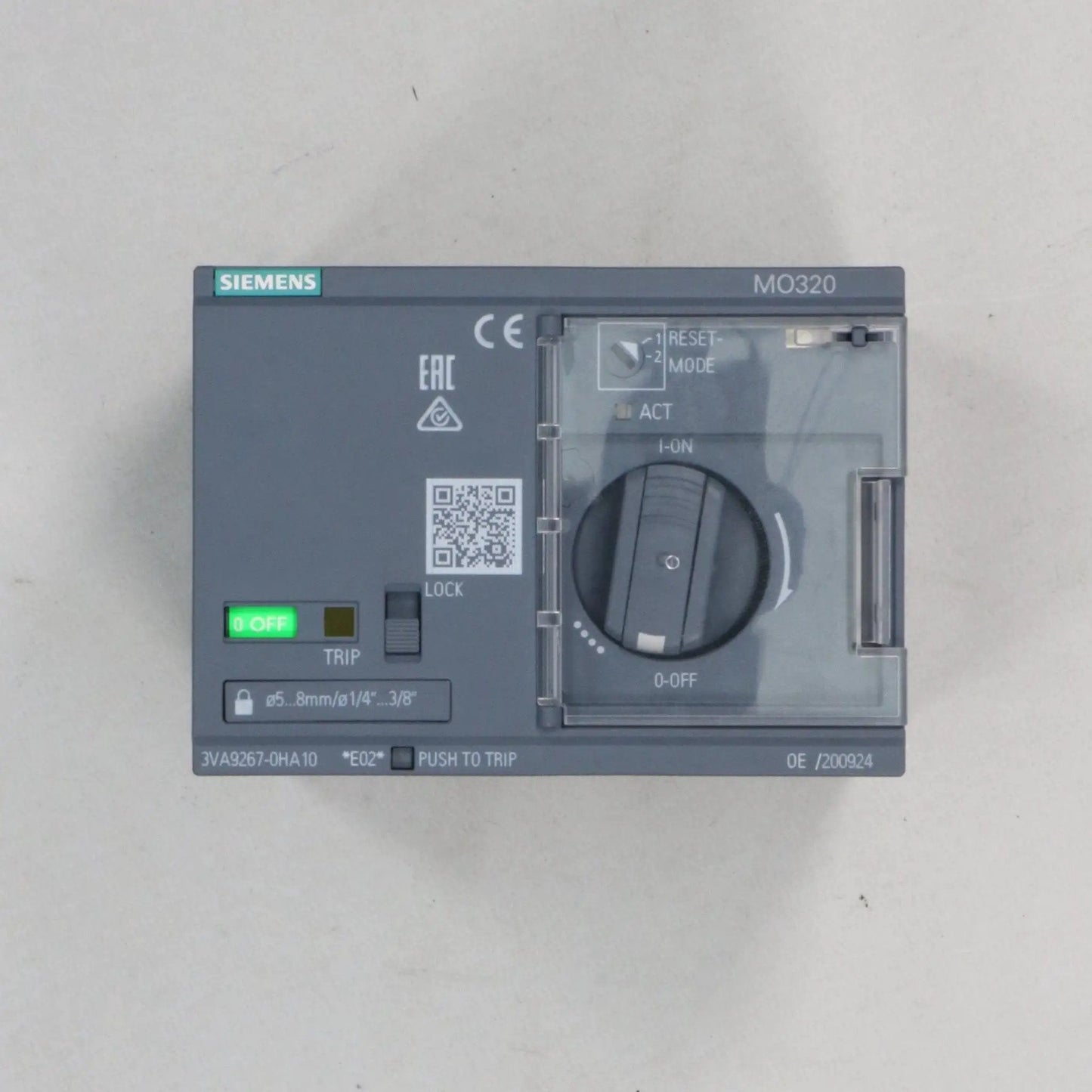 Siemens 3VA9267-0HA10 Motor Operator