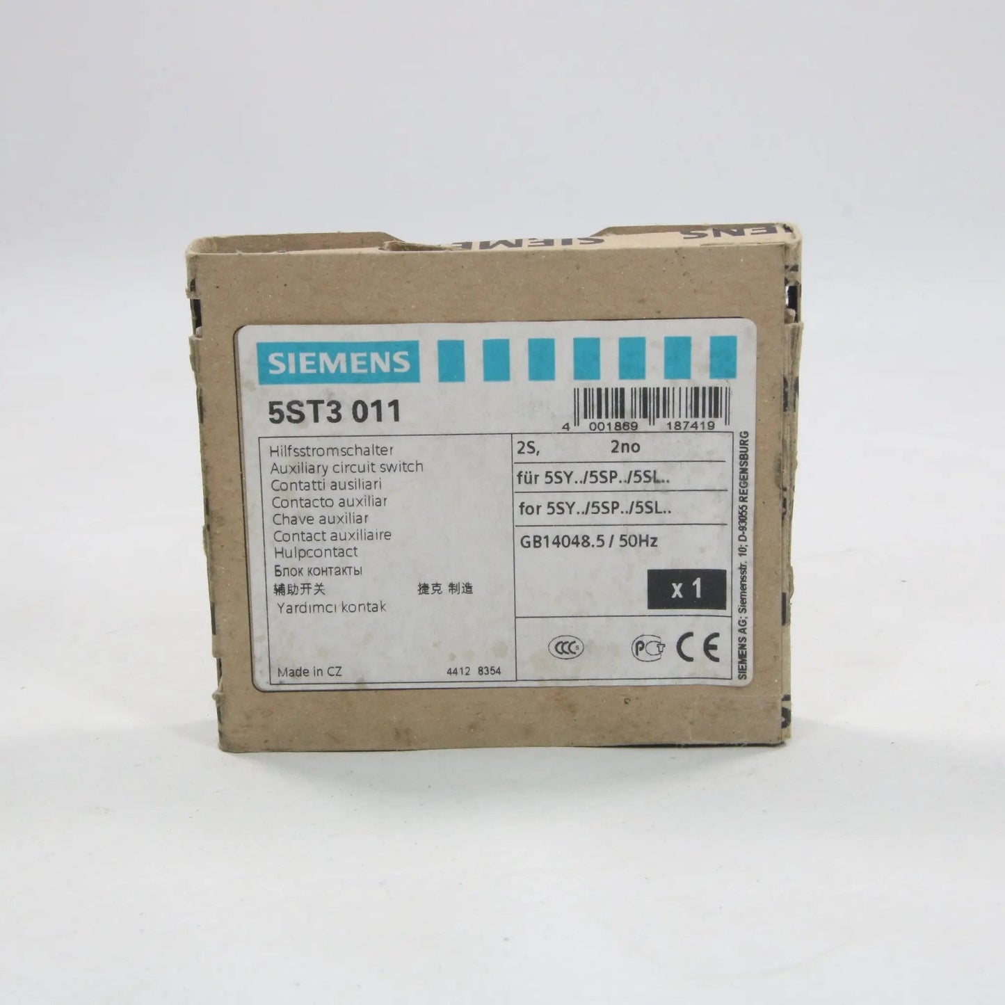 Siemens 5ST3011 Auxiliary Circuit Switch