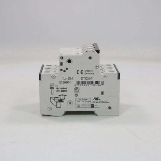 Siemens 5SY4 320-7 Circuit Breaker