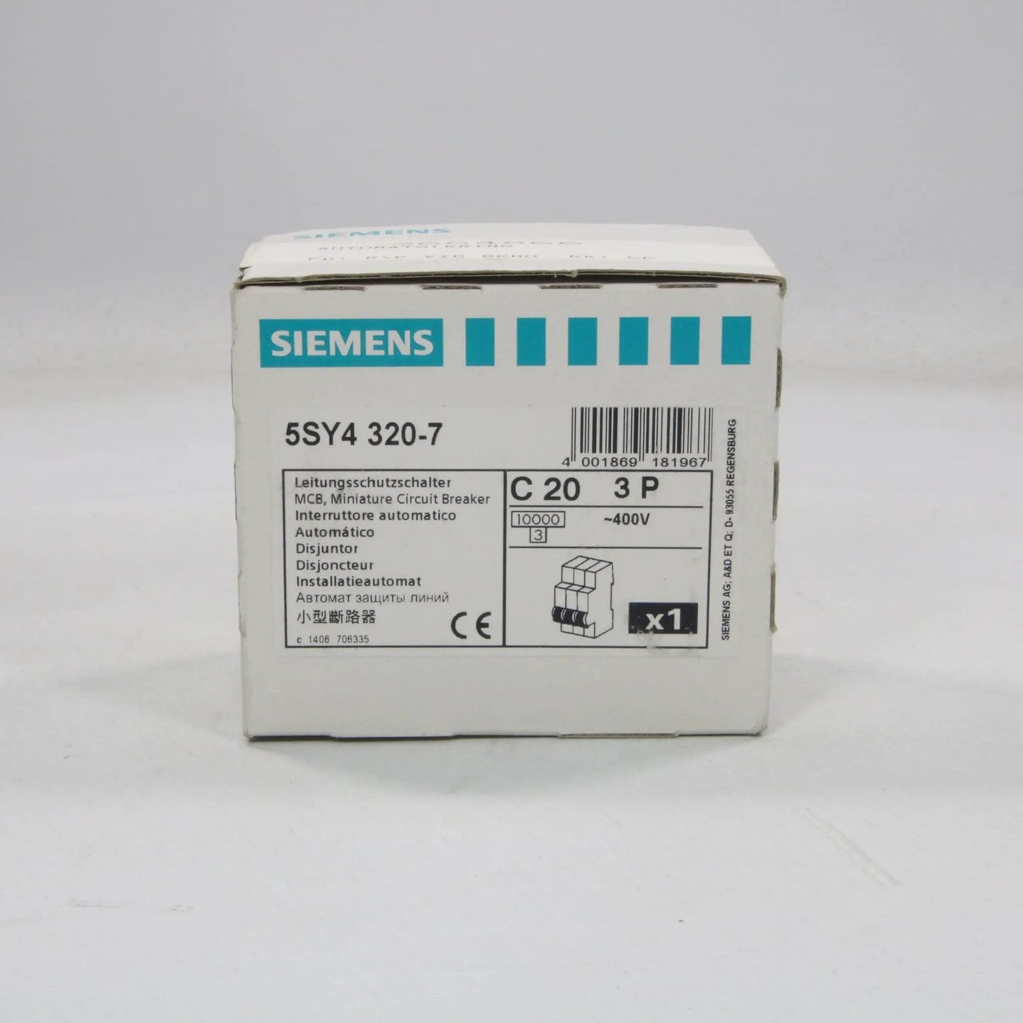 Siemens 5SY4 320-7 Circuit Breaker
