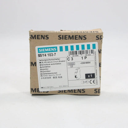Siemens 5SY4103-7 Circuit Breaker