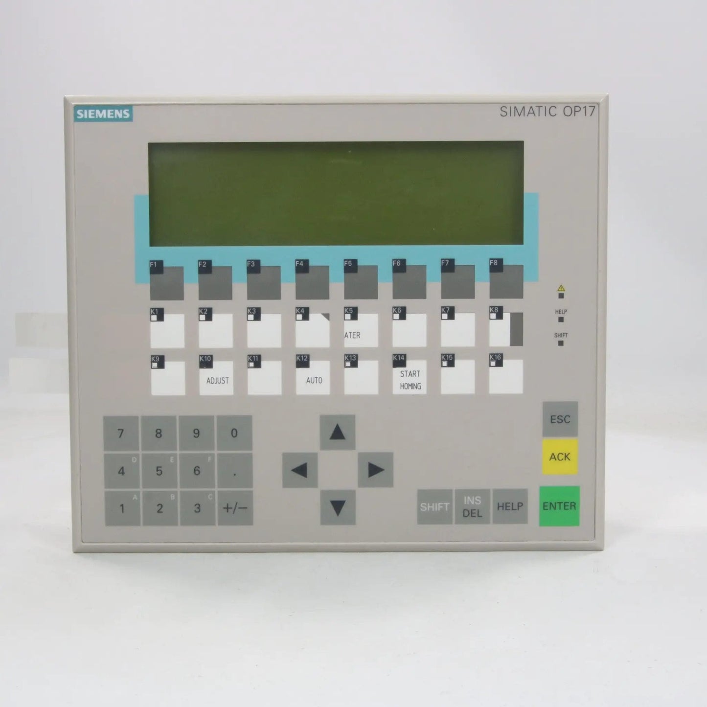 Siemens 6AV3 617-1JC30-0AX1 Operator Panel OP17-DP12
