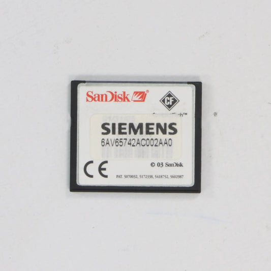 Siemens 6AV6574 2AC00 2AA0 32MB Compact Flash Card