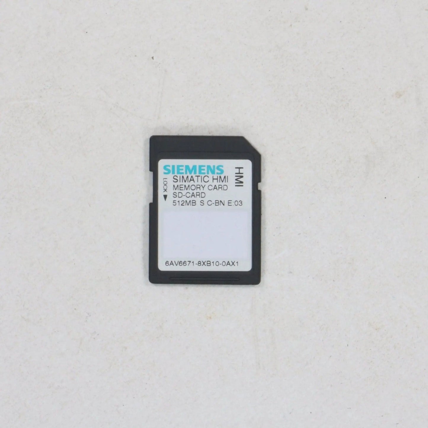 Siemens 6AV6671-8XB10-0AX1 SD Memory Card