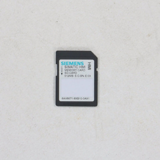 Siemens 6AV6671-8XB10-0AX1 SD Memory Card