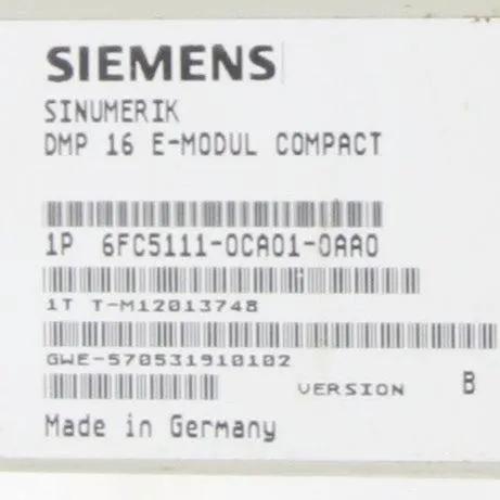 Siemens 6CFC5111-0CA01-0AA0 DMP Input Module