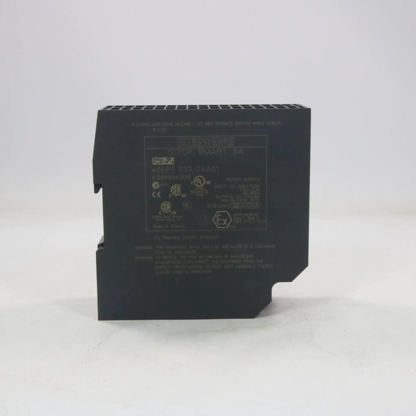 Siemens 6EP1 333-2AA01 Sitop Smart 5A Power Supply