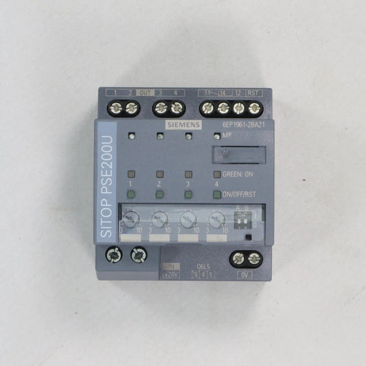 Siemens 6EP1961-2BA21 Sitop PSE200U Selectivity Module