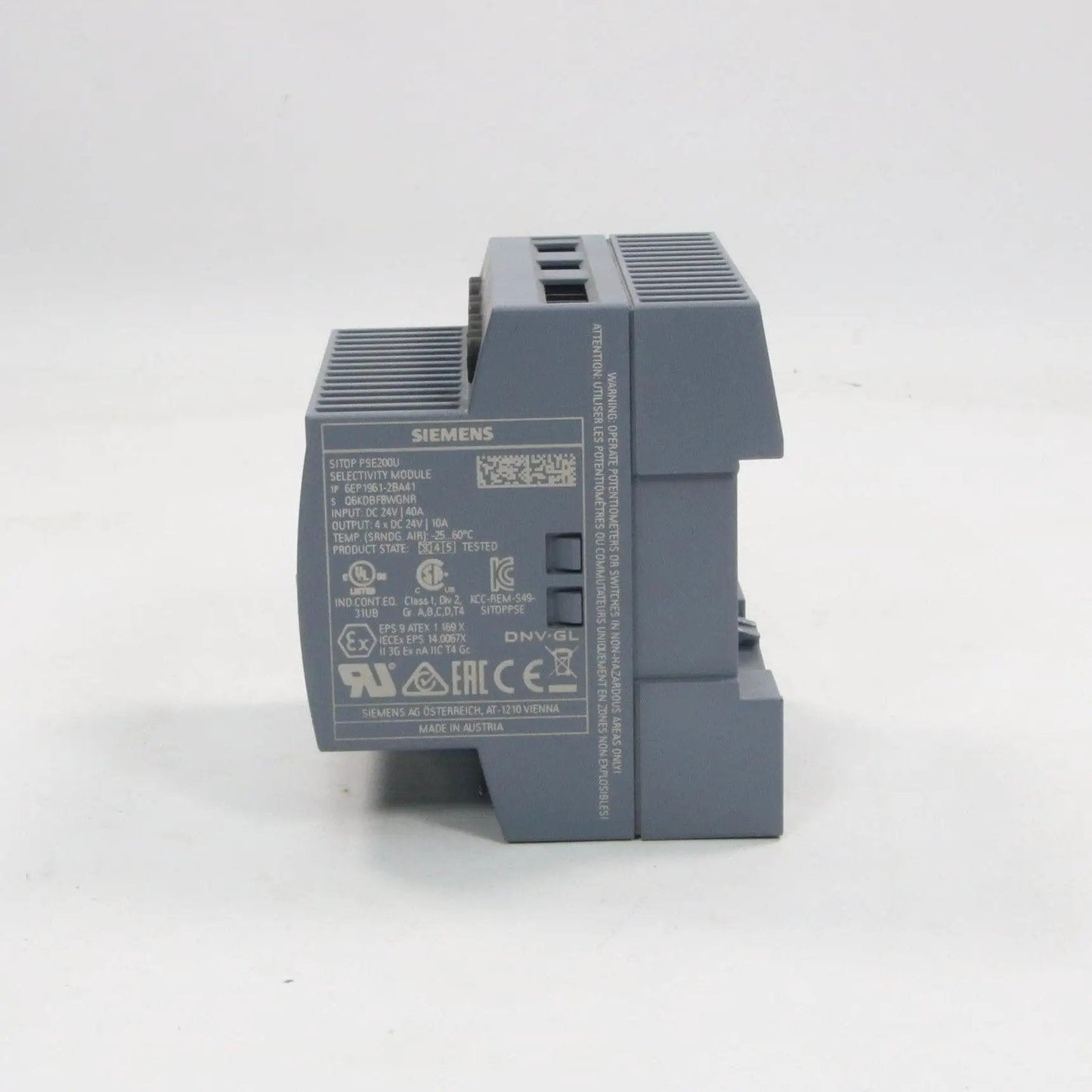 Siemens 6EP1961 2BA41 SITOP PSE200U Selectivity Module