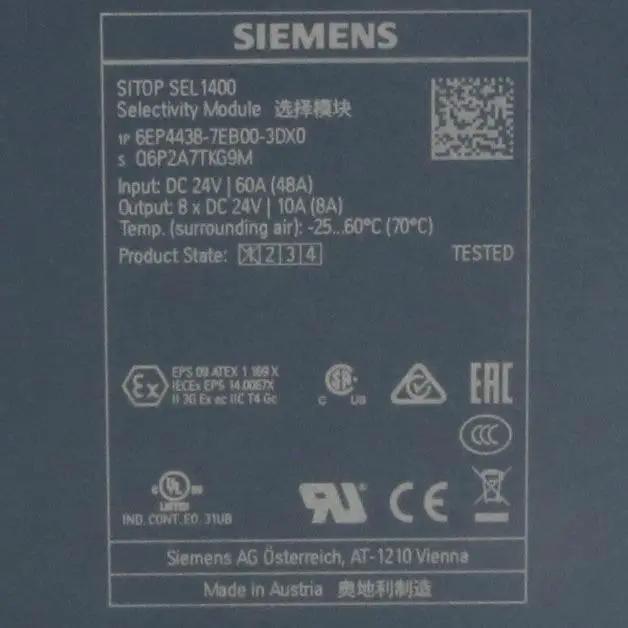 Siemens 6EP4438-7EB00-3DX0 Selectivity Module
