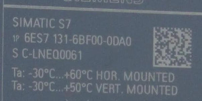 Siemens 6ES7 131-6BF00-0DA0 Digital Input Module