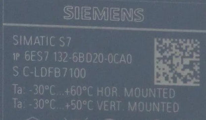 Siemens 6ES7 132-6BD20-0CA0 Digital Output Module