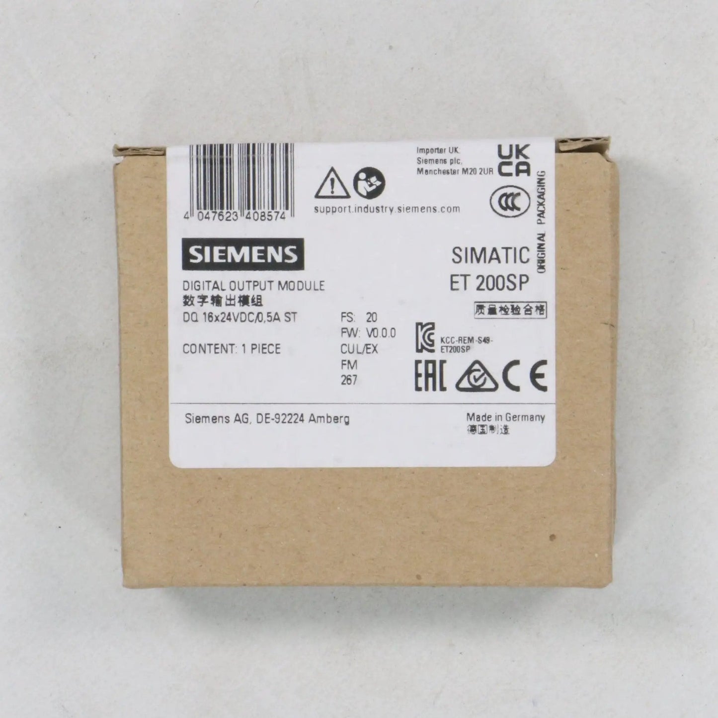 Siemens 6ES7 132 6BH01 0BA0 Digital Output Module