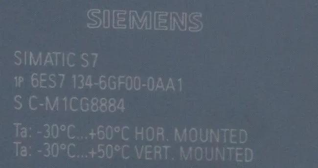 Siemens 6ES7 134-6GF00-0AA1 Analog Input Module