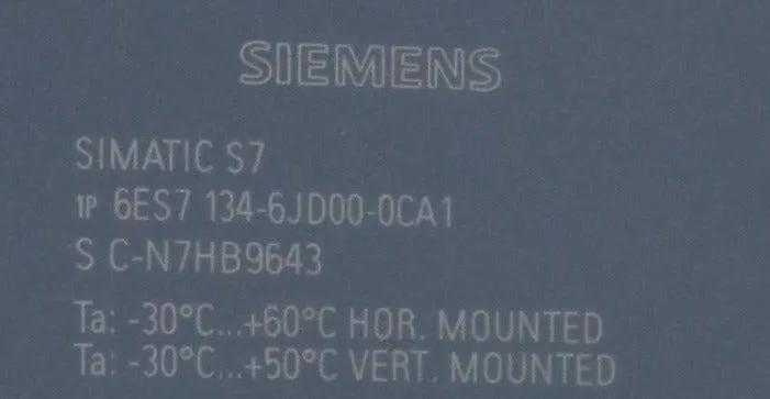 Siemens 6ES7 134-6JD00-0CA1 Analog Input Module