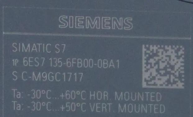 Siemens 6ES7 135 6FB00 0BA1 Analog Output Module