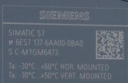 Siemens 6ES7 137-6AA00-0BA0 Communication Module