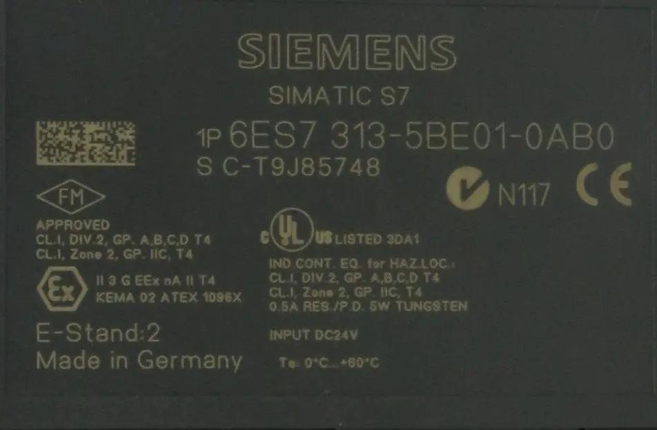 Siemens 6ES7 313-5BE01-0AB0 Compact CPU313C