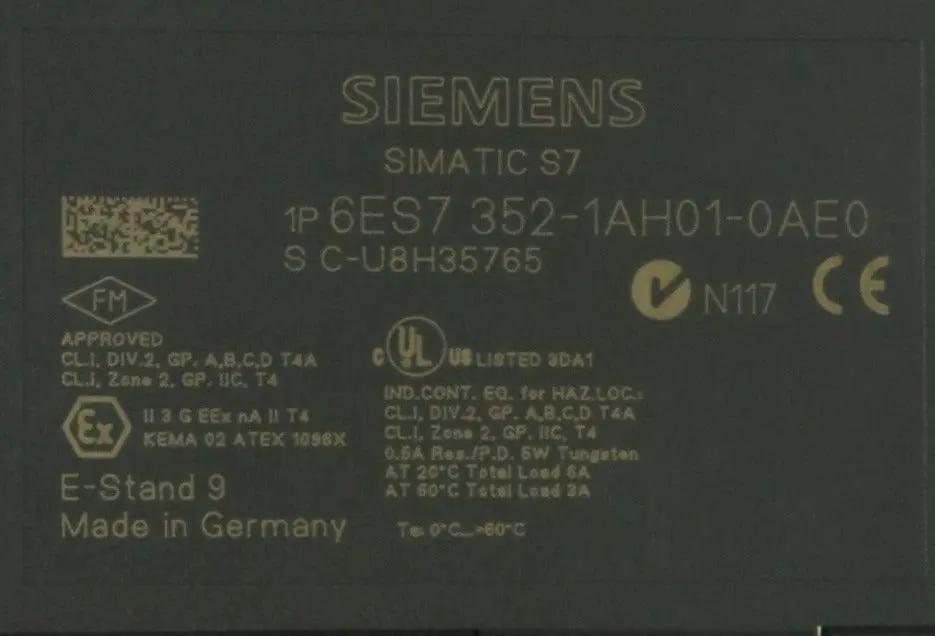 Siemens 6ES7 352-1AH01-0AE0 FM352 Cam Module
