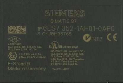 Siemens 6ES7 352-1AH01-0AE0 FM352 Cam Module