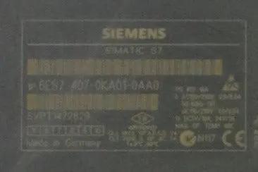 Siemens 6ES7 407-0KA01-0AA0 Power Supply - Used