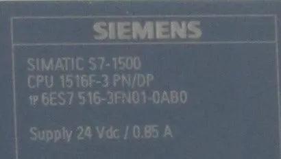Siemens 6ES7 516-3FN01-0AB0 CPU Module