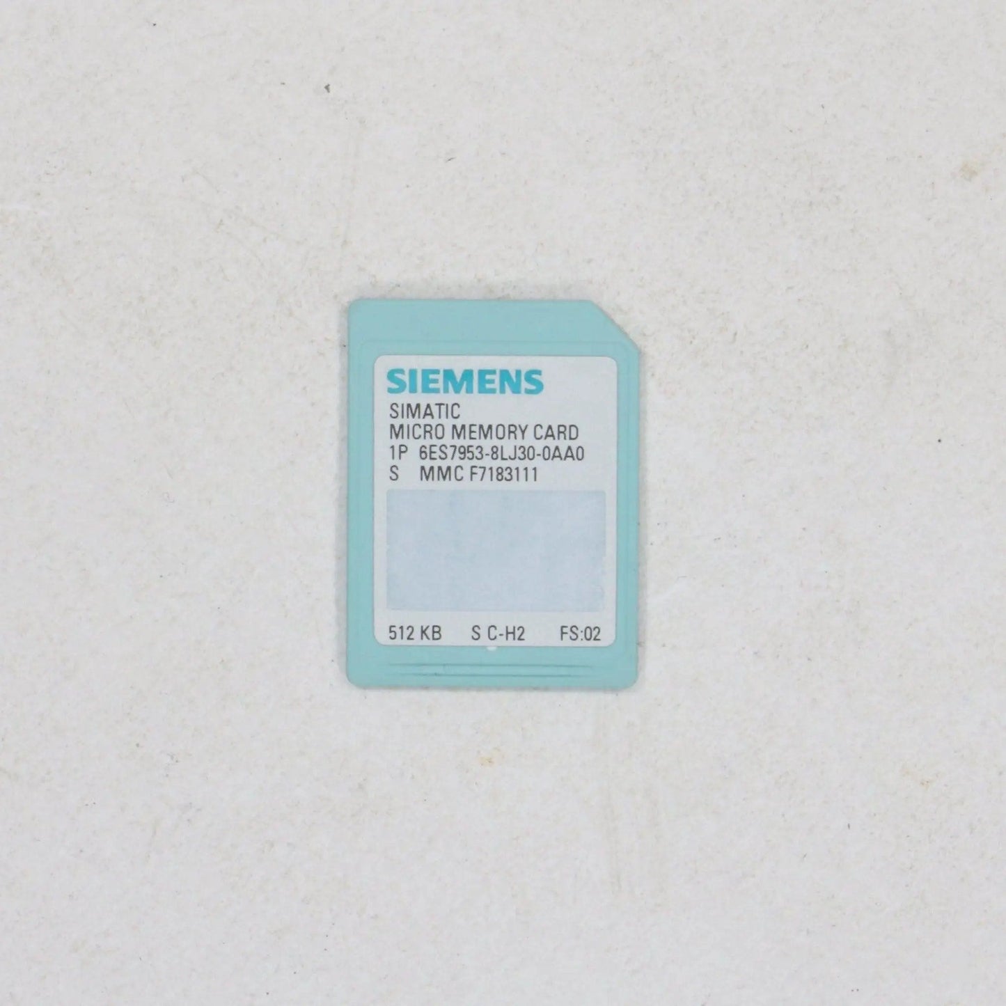 Siemens 6ES7953-8LJ30-0AA0 Micro Memory Card