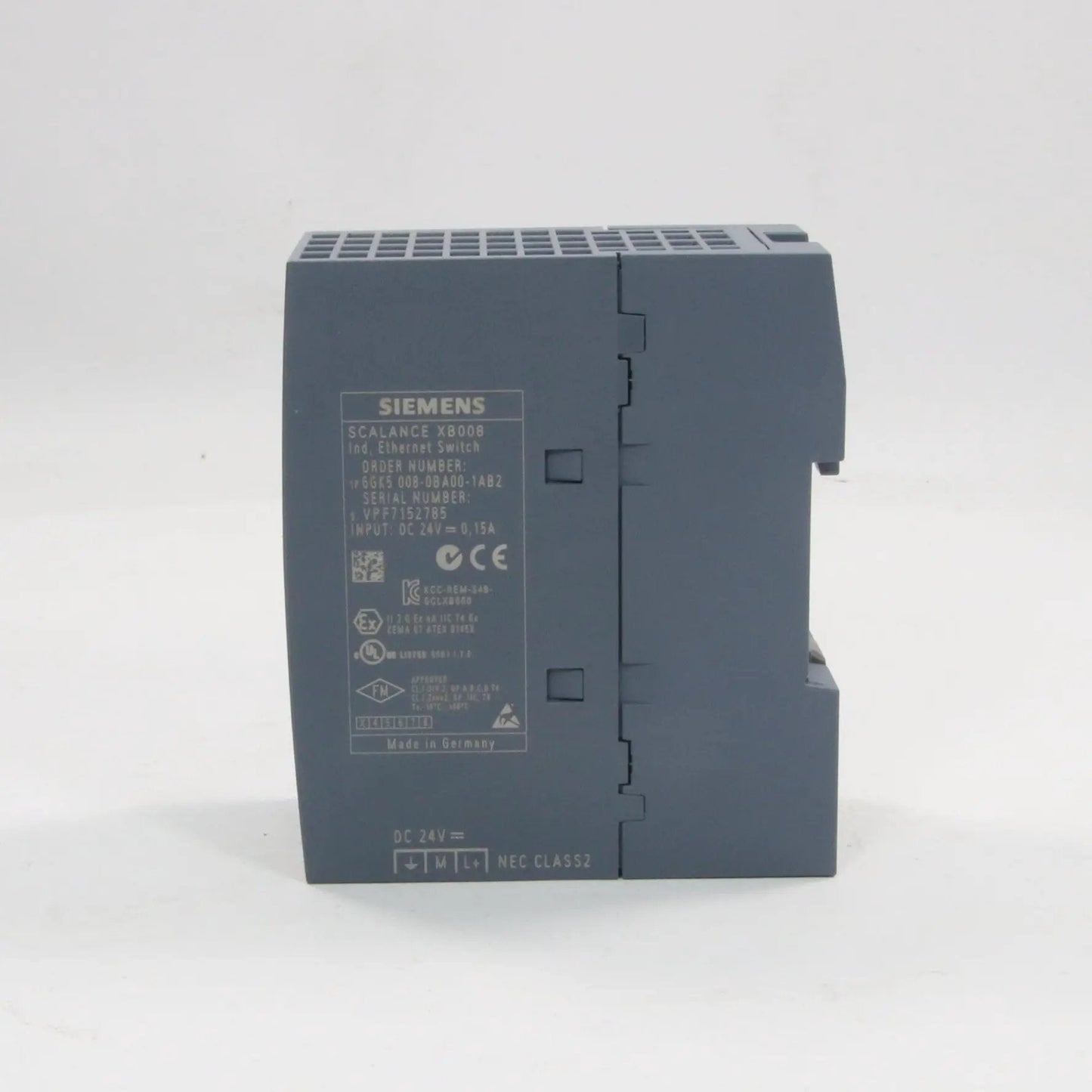 Siemens 6GK5008 0BA00 1AB2 Scalance XB008 Industrial Ethernet Switch
