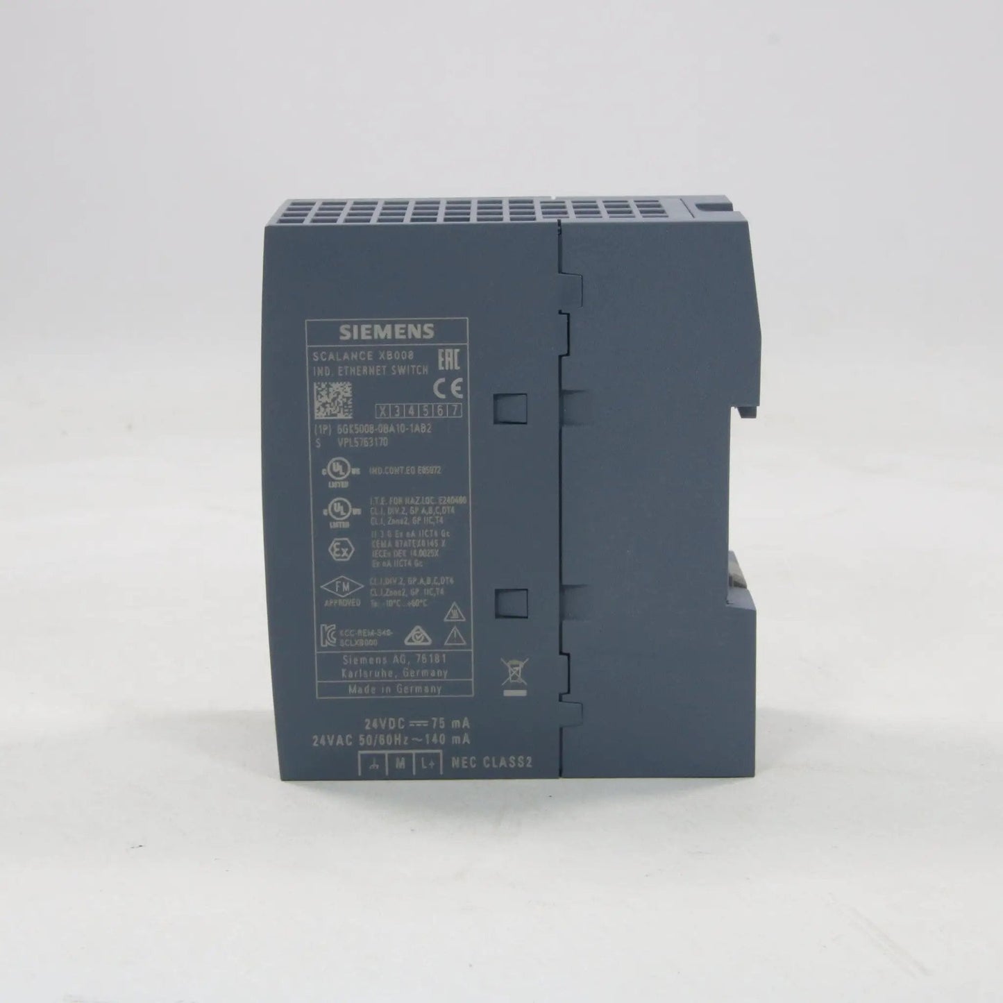 Siemens 6GK5008 0BA10 1AB2 Scalance XB008 Industrial Ethernet Switch