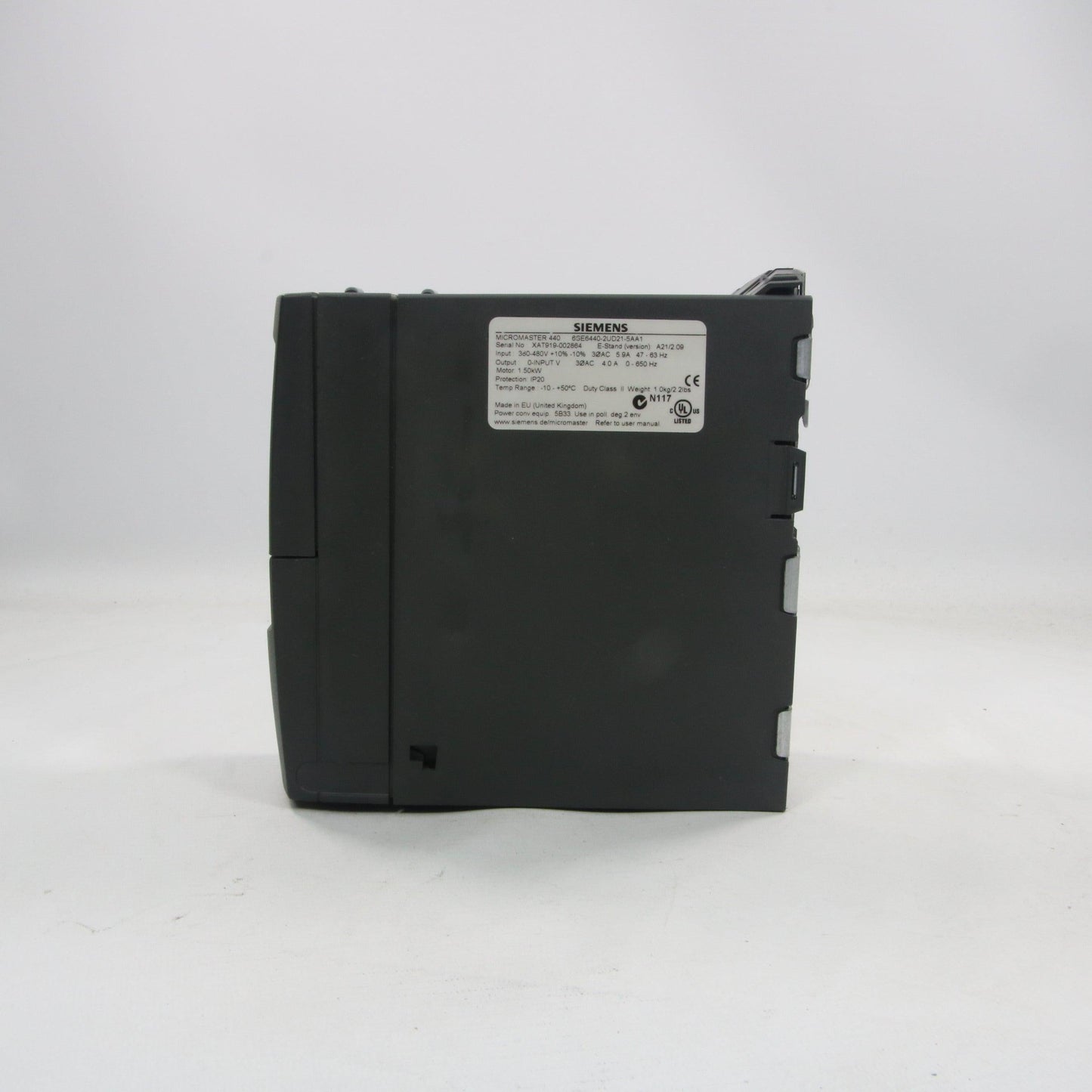 Siemens 6SE6440-2UD21-5AA1 Micromaster 440 Profibus Module