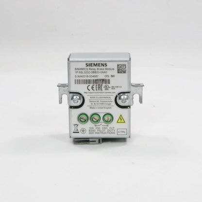 Siemens 6SL3252 0BB00 0AA0 Relay Brake Module