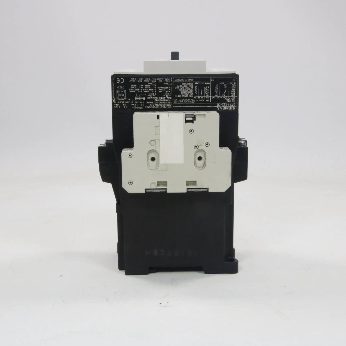 Siemens Contactor 3TF4422-0B